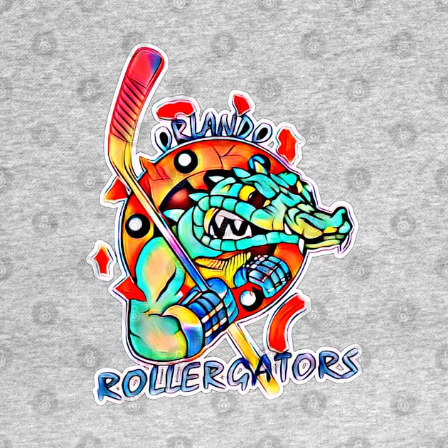 Orlando Rollergators Roller Hockey by Kitta’s Shop